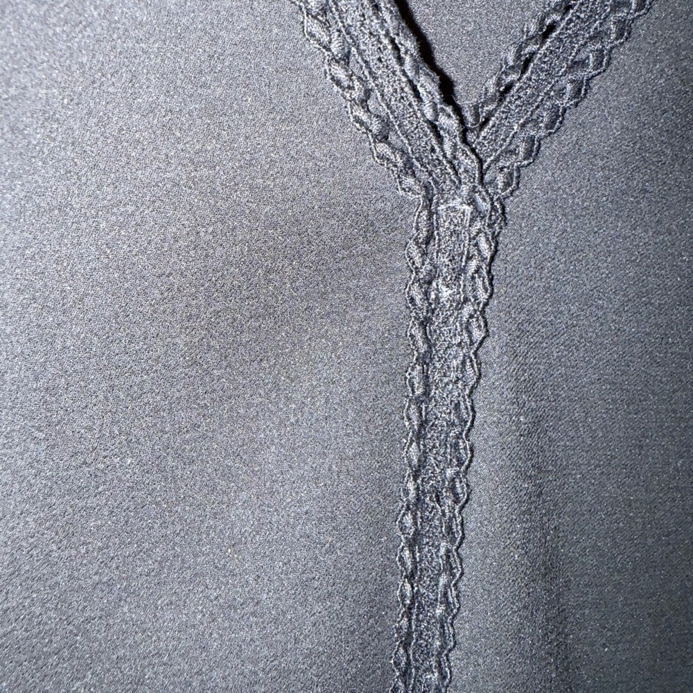 Sézane trim detail black blouse - Picture 6 of 8